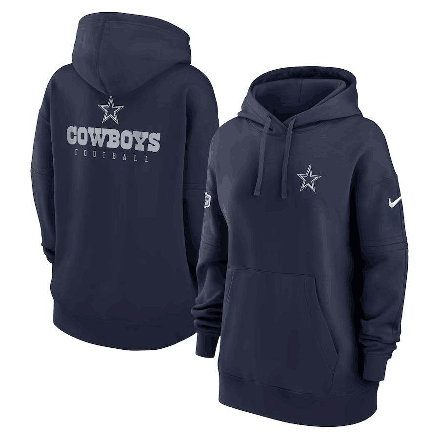 Women 2023 NFL Dallas Cowboys blue Sweatshirt style 1->detroit lions->NFL Jersey